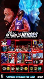 NBA 2K22 Season 7: Return of Heroes
